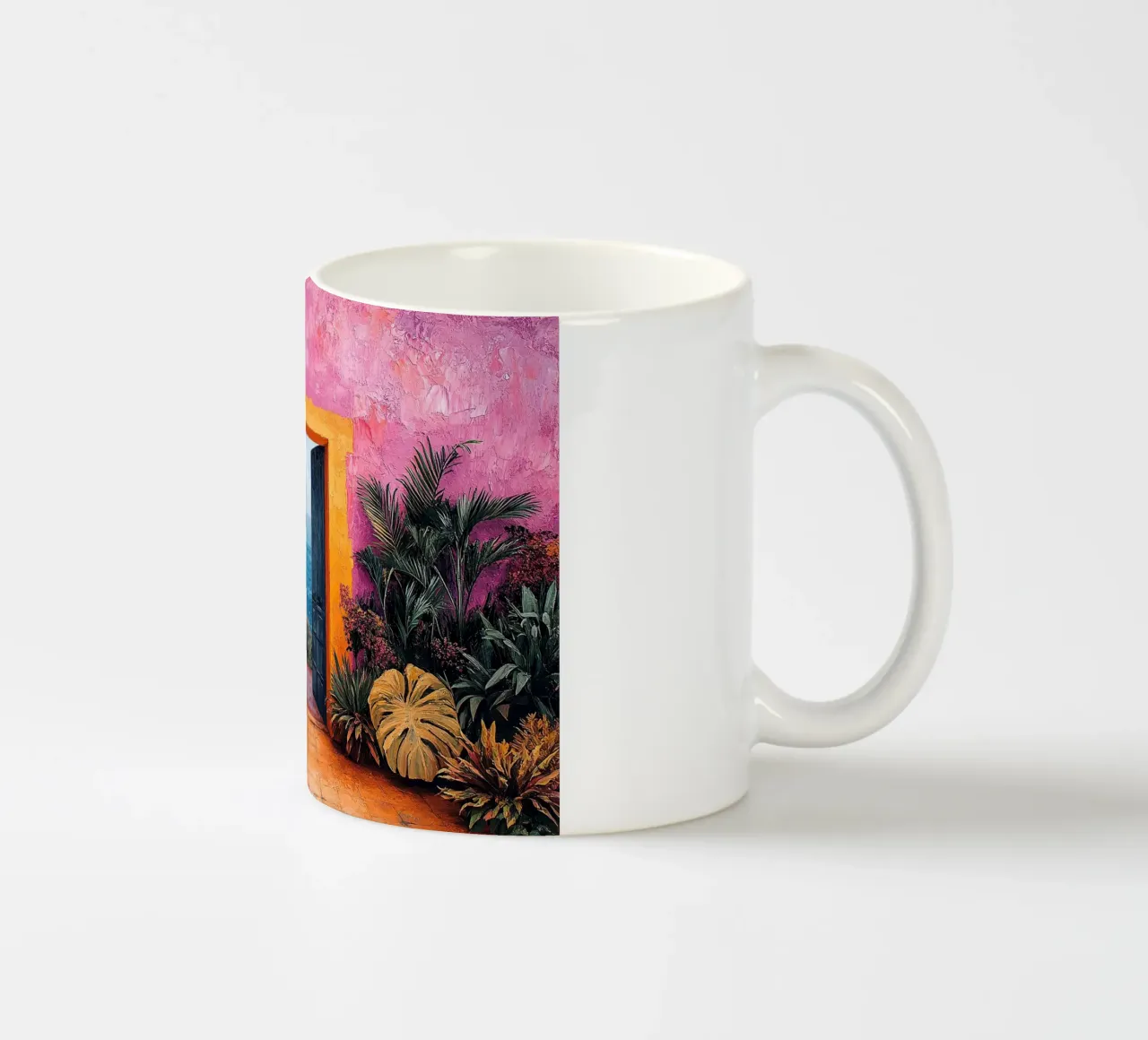 Dove vagano i colori tazza in ceramica da Nikis Art Studio