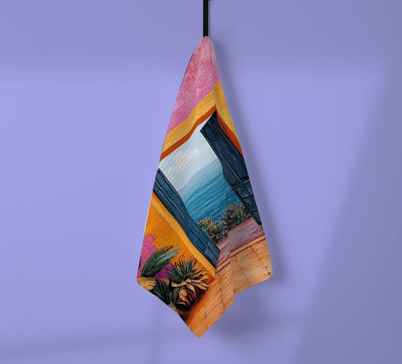 Dove vagano i colori canovaccio da cucina da Nikis Art Studio