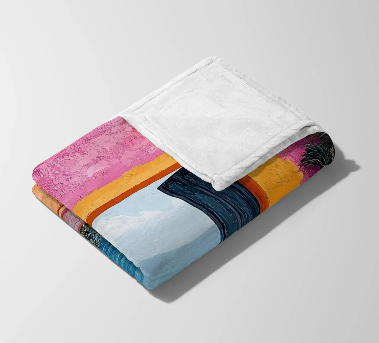 Dove vagano i colori coperta in pile da Nikis Art Studio