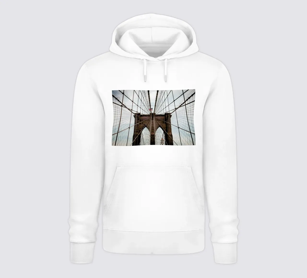 Brooklyn Bridge felpa con cappuccio da Flo Klein