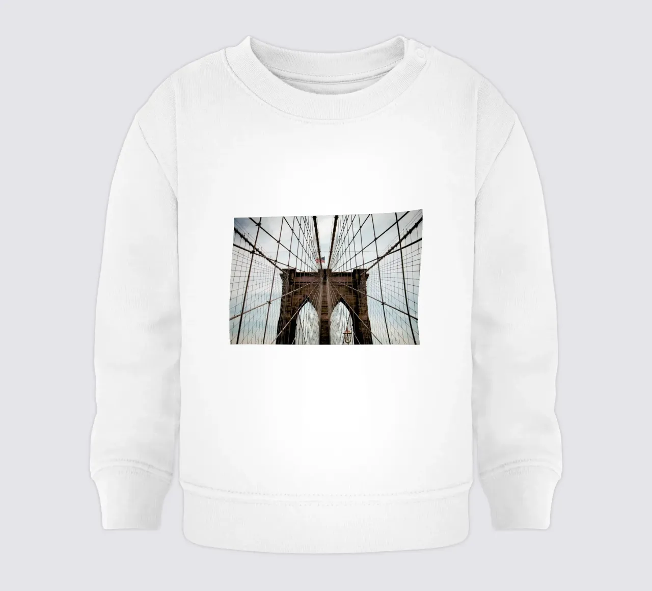 Brooklyn Bridge felpa neonato da Flo Klein