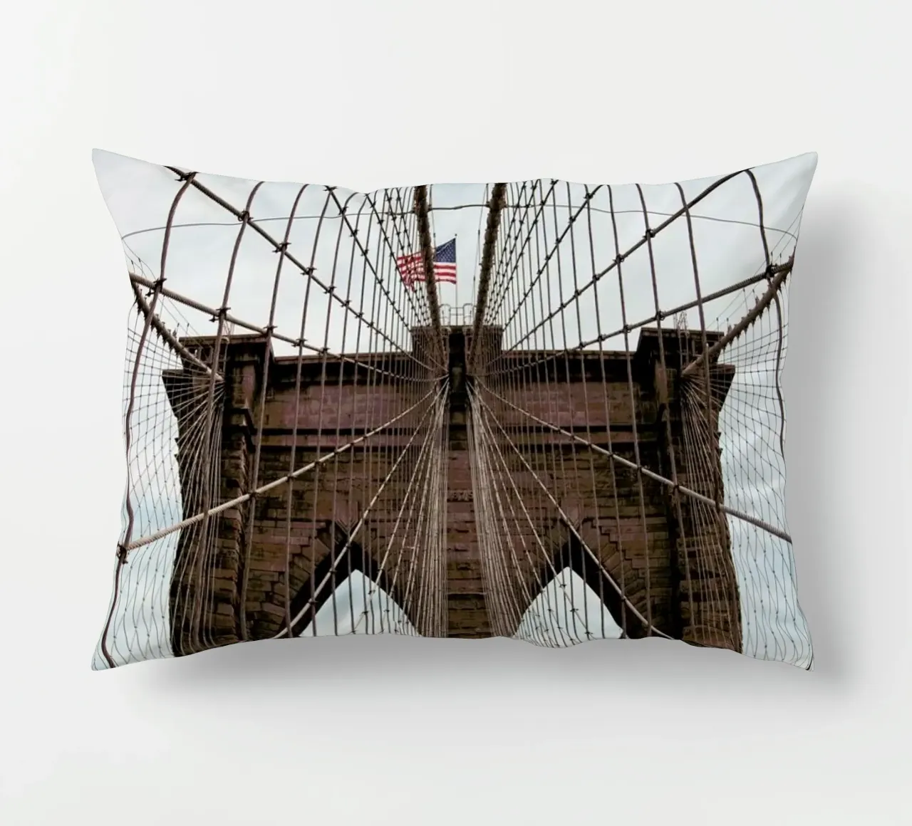 Brooklyn Bridge cuscino da Flo Klein
