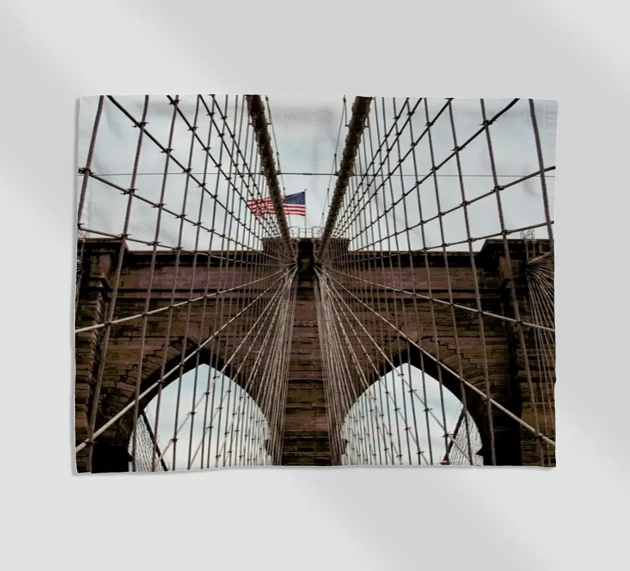 Brooklyn Bridge telo mare da Flo Klein