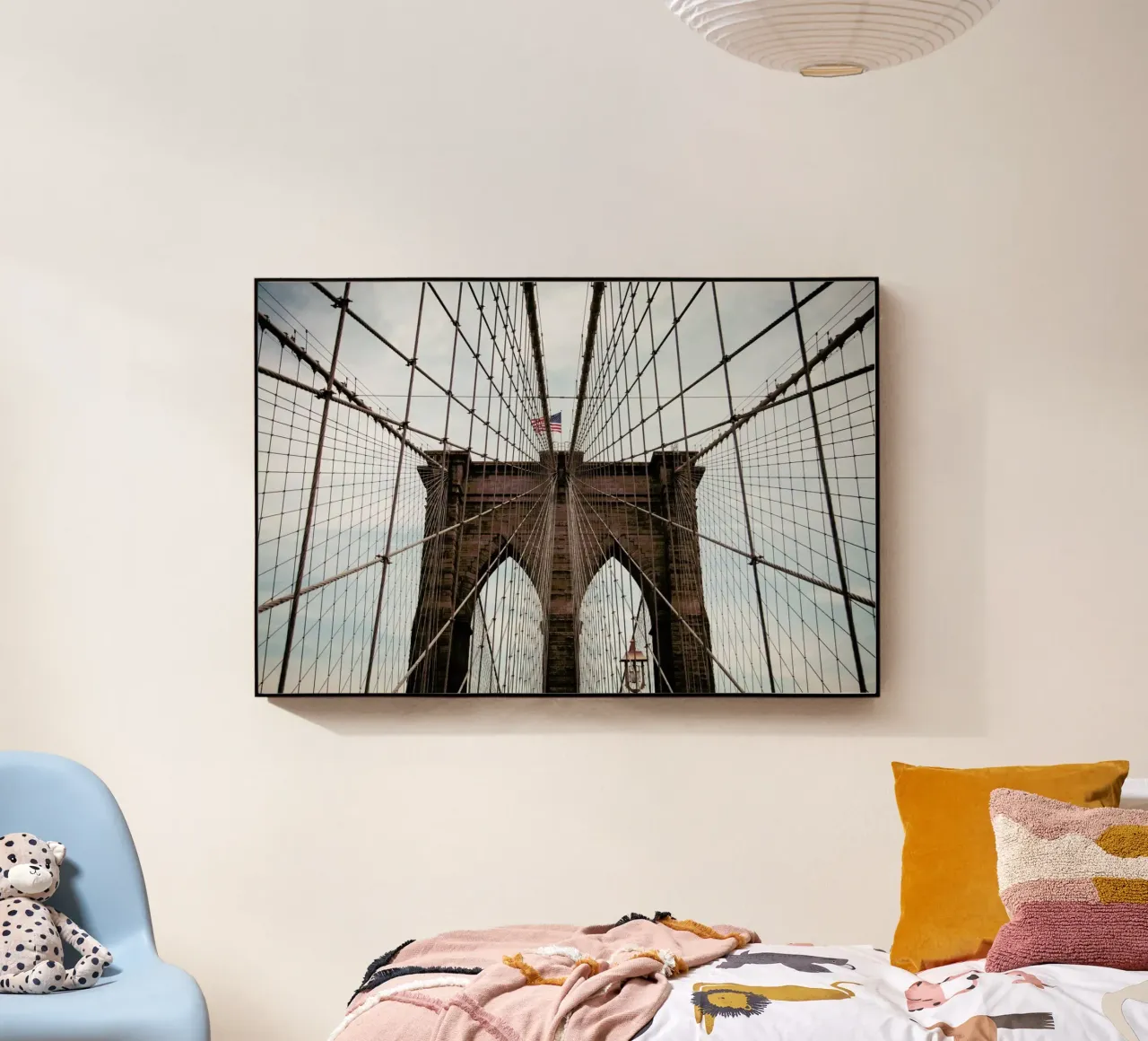 Brooklyn Bridge plexiglass da Flo Klein