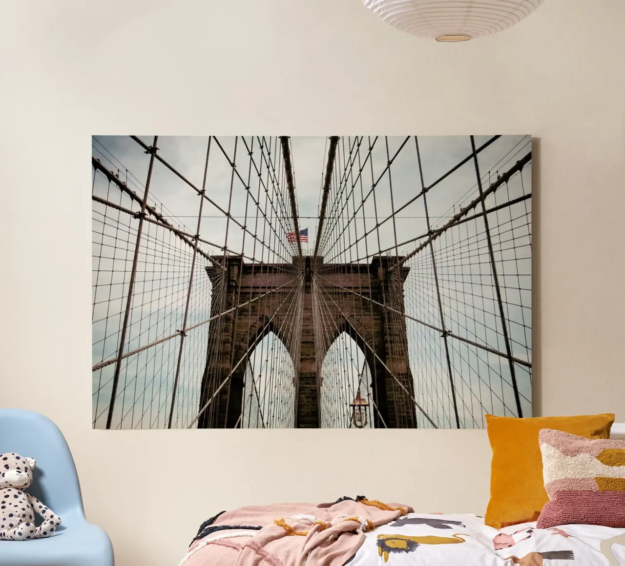 Brooklyn Bridge tela da Flo Klein