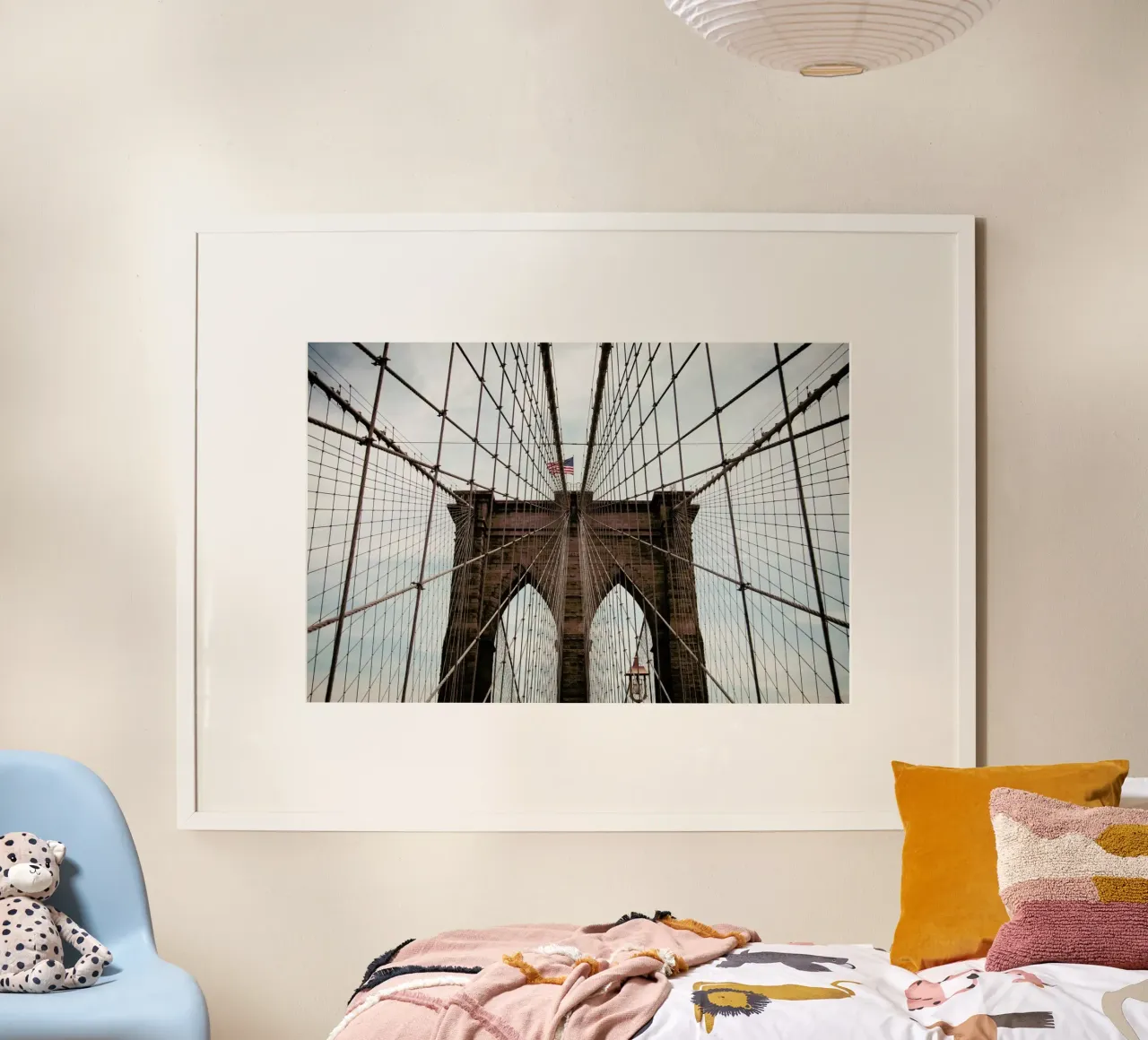 Brooklyn Bridge carta hahnemühle da Flo Klein
