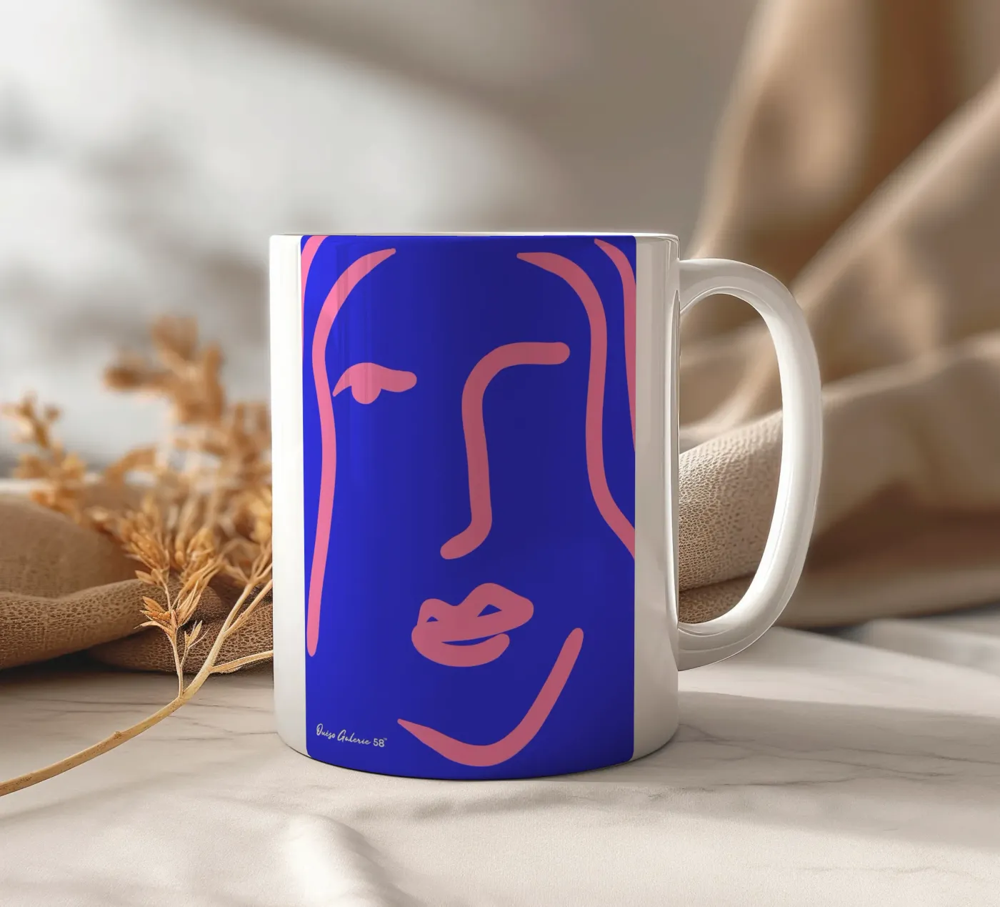 Twilight Echo ceramic mug by Mike Leymi