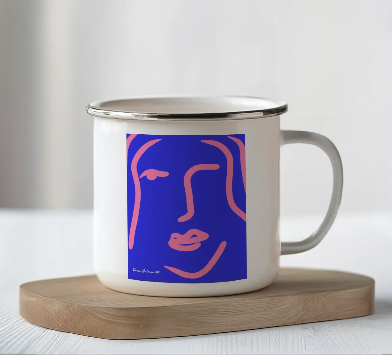 Twilight Echo tazza in smalto da Mike Leymi