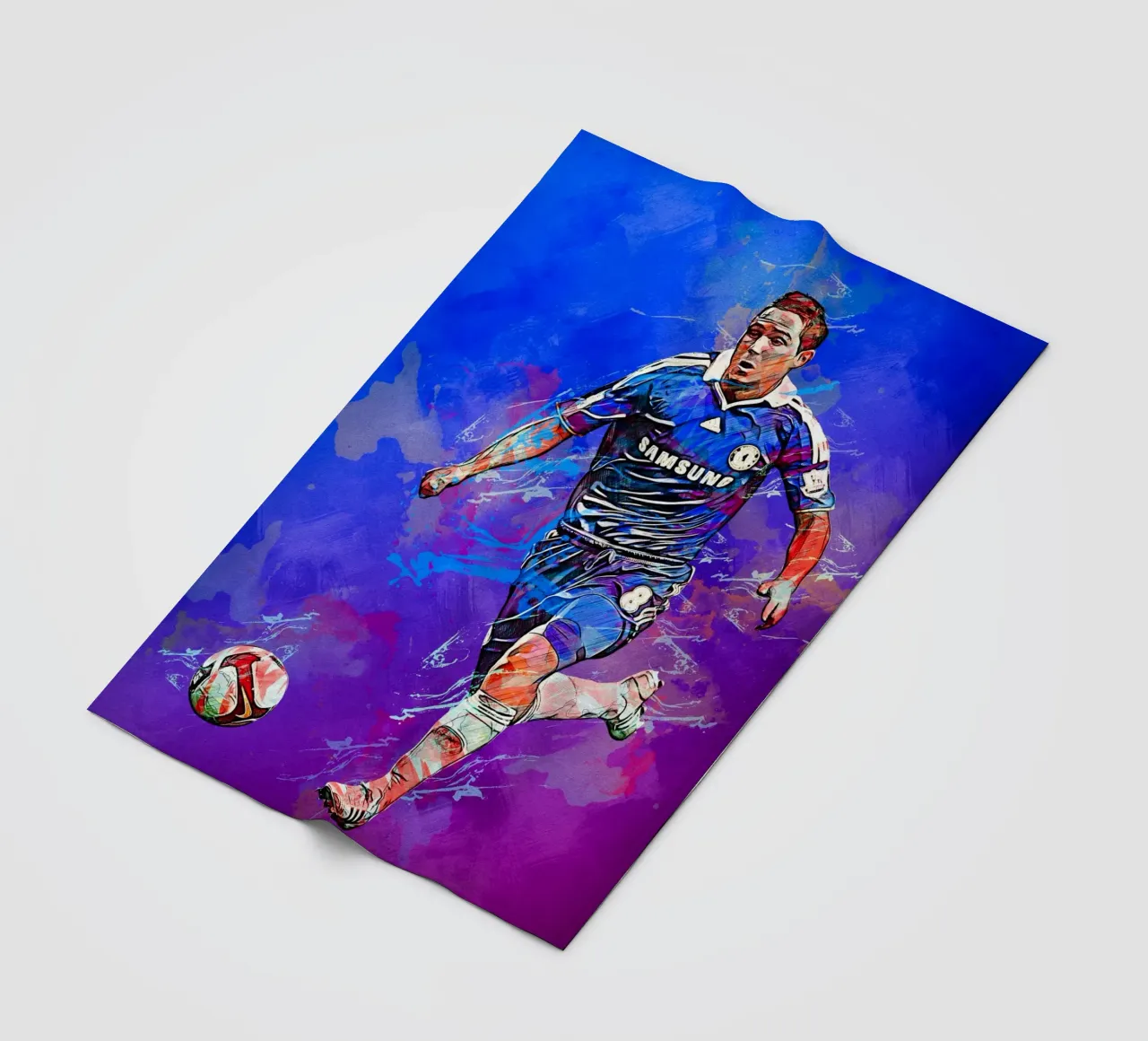 Frank Lampard coperta in pile da tenten