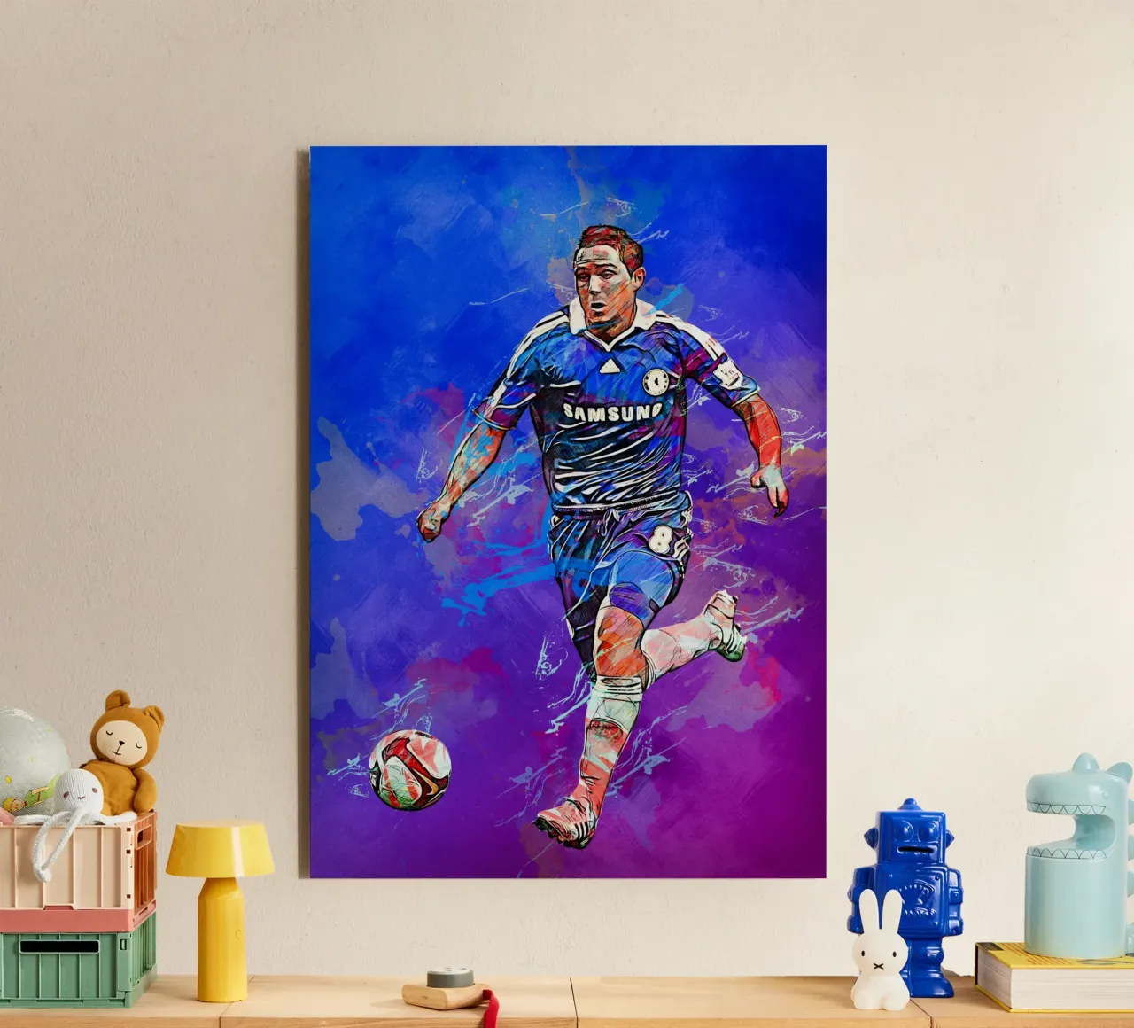 Frank Lampard alluminio dibond da tenten
