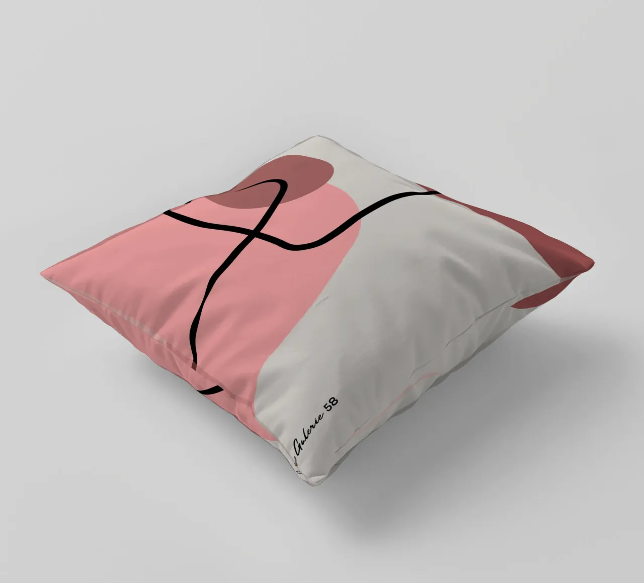 Moonlit Petals decorative cushion by Mike Leymi