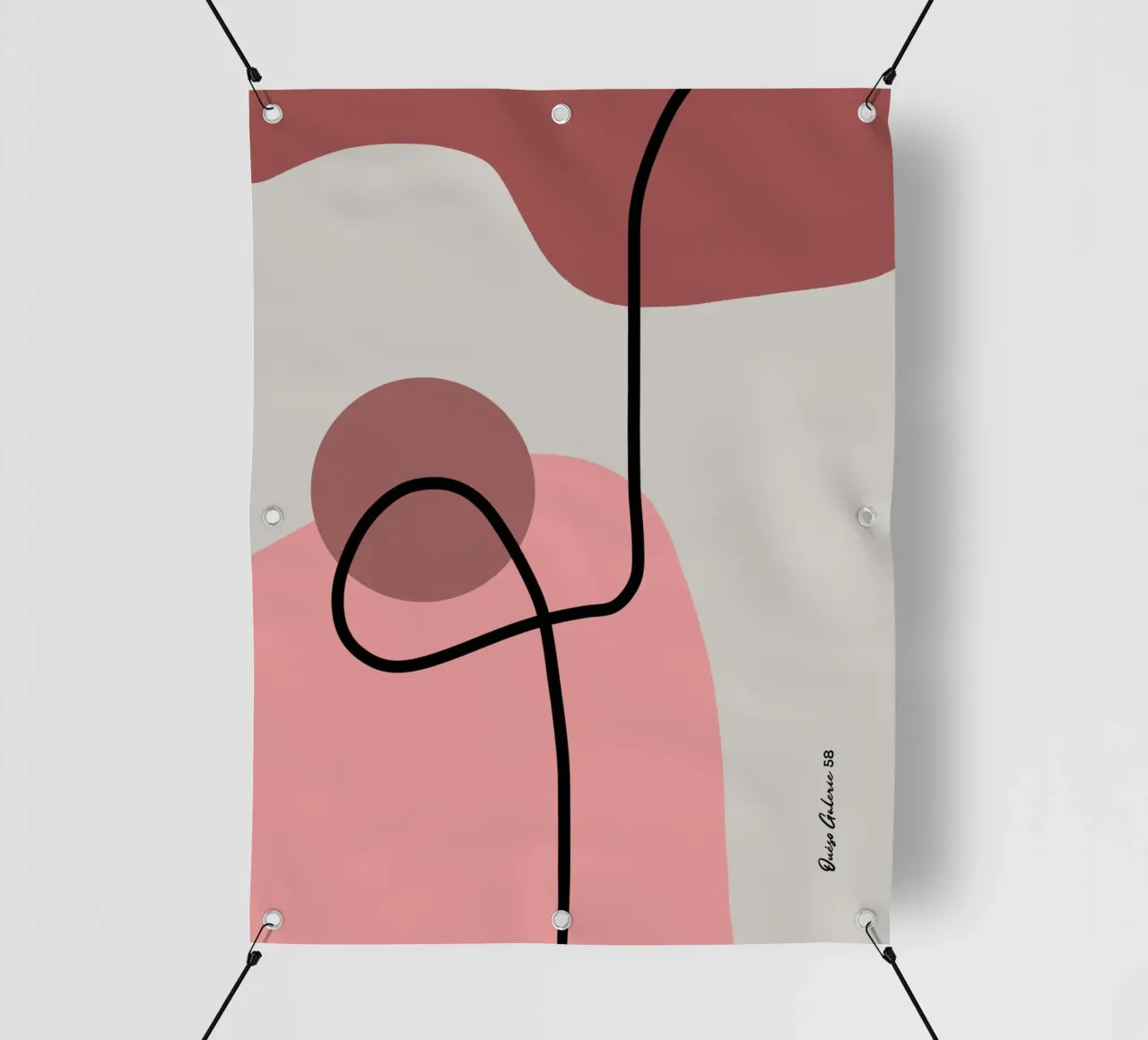 Moonlit Petals telo in pvc da Mike Leymi