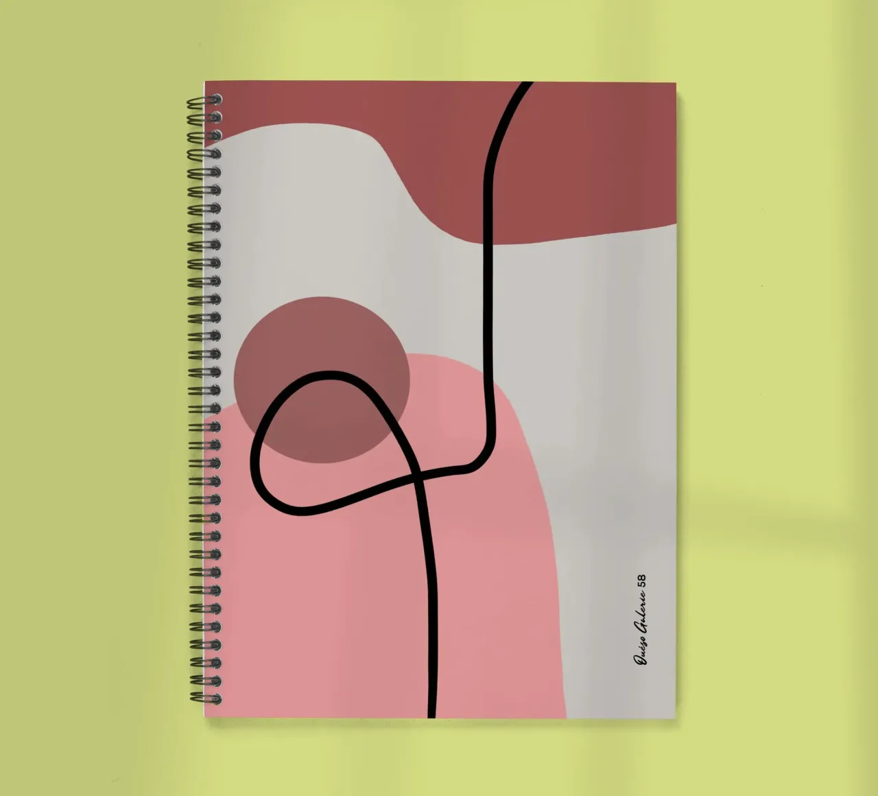 Moonlit Petals spiral notebook by Mike Leymi