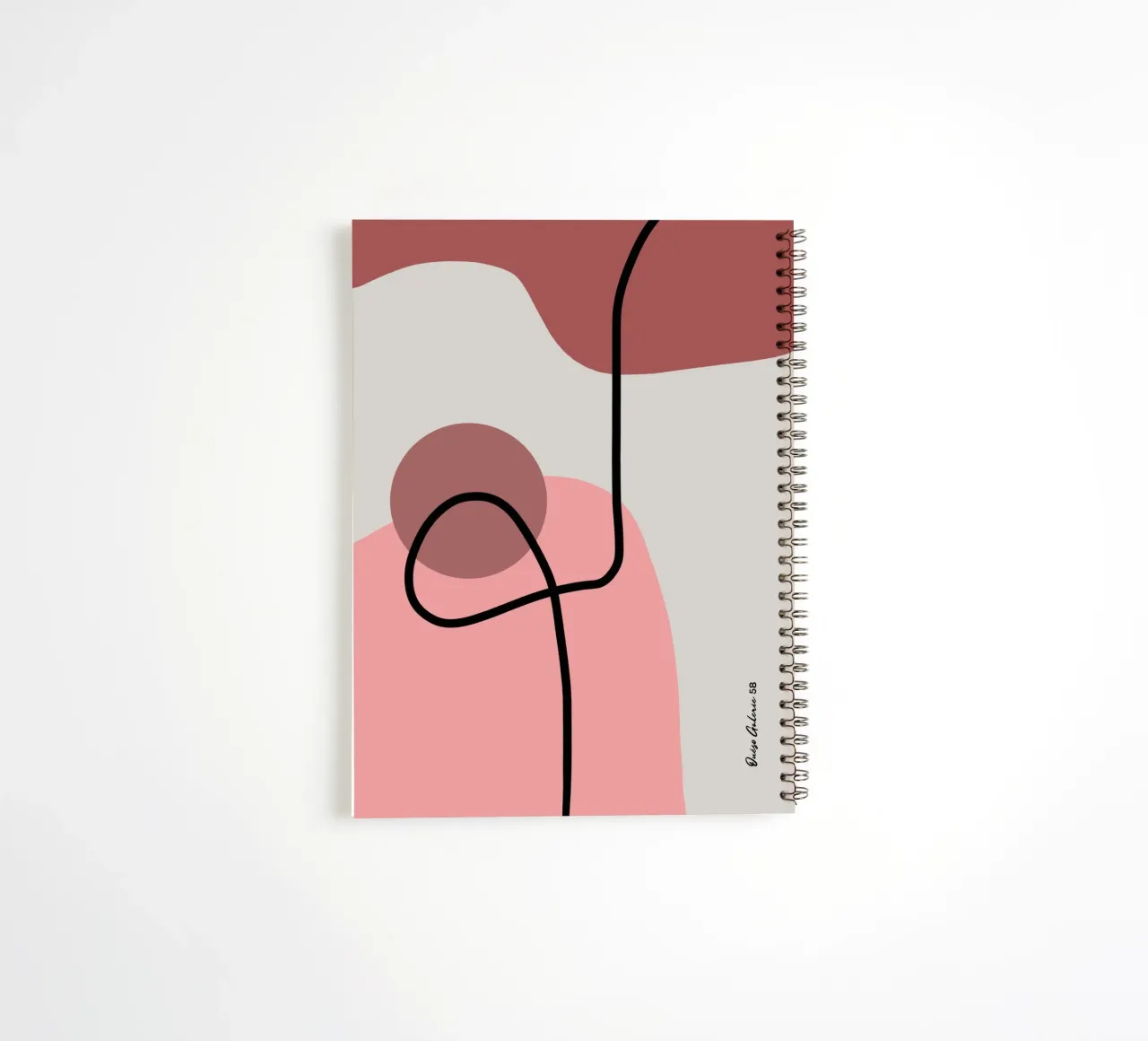 Moonlit Petals spiral notebook by Mike Leymi
