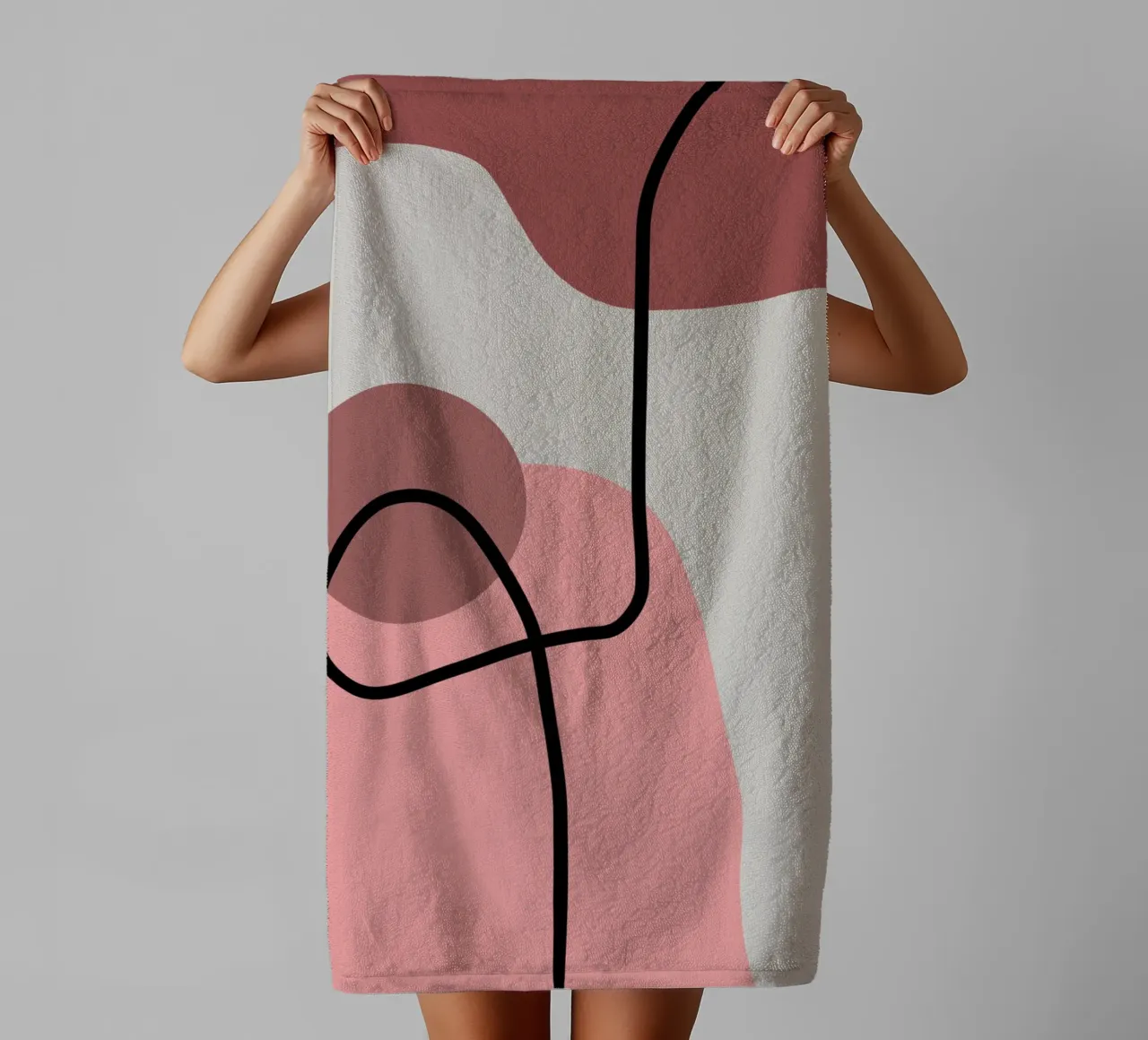Moonlit Petals towel by Mike Leymi