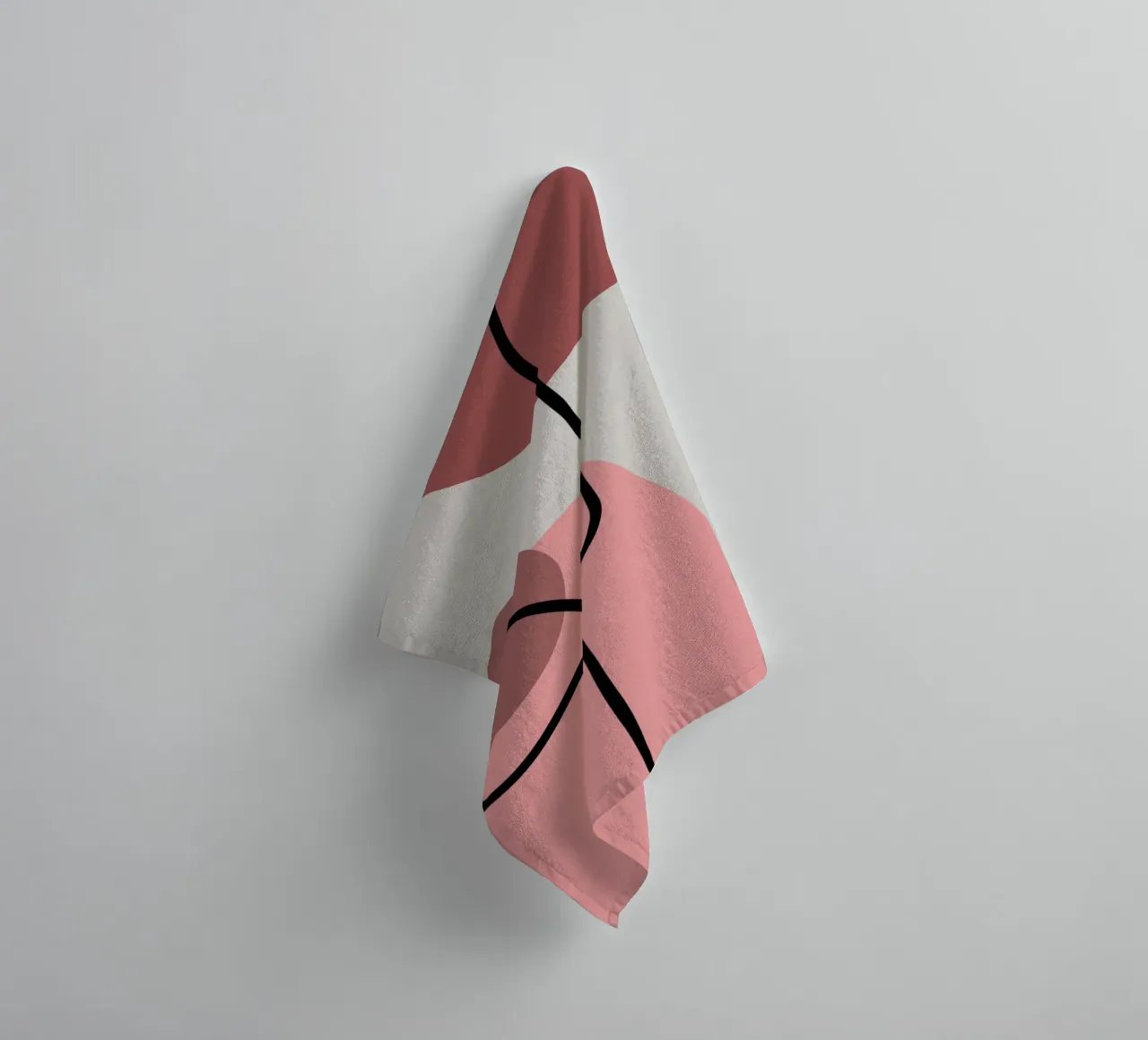 Moonlit Petals towel by Mike Leymi