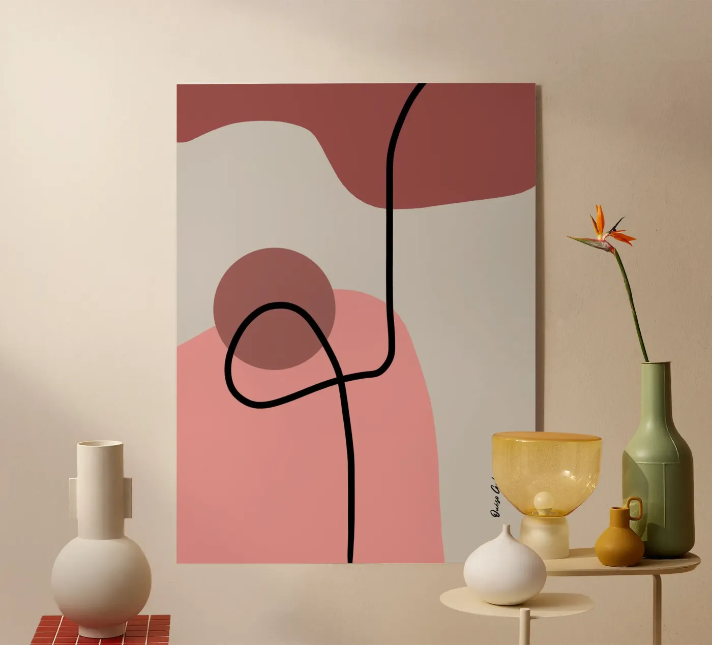 Moonlit Petals acrylic glass by Mike Leymi