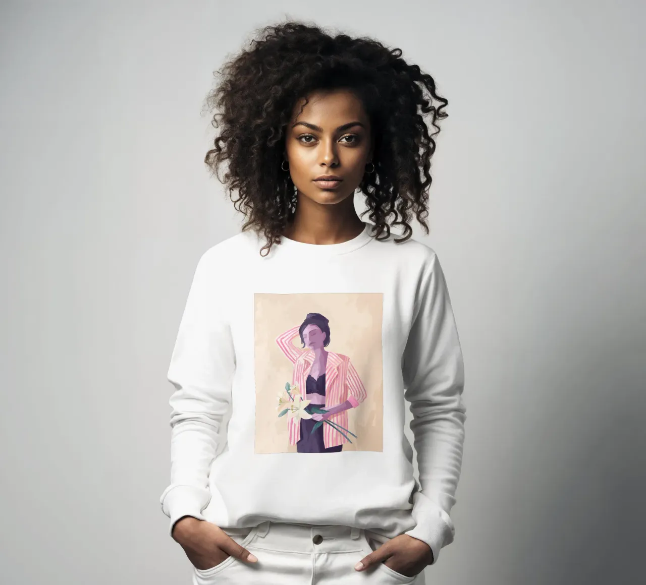 Lilly in a Jacket felpa da Goed Blauw