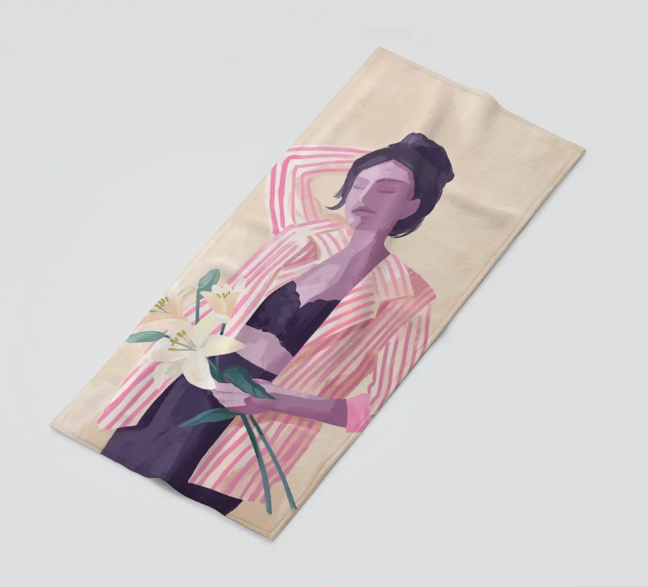 Lilly in a Jacket telo mare da Goed Blauw