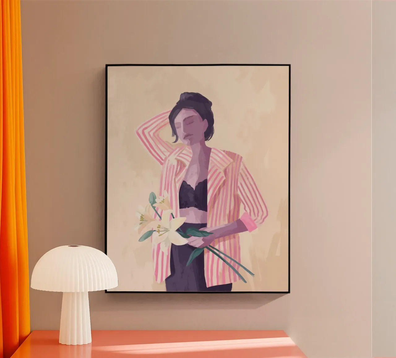 Lilly in a Jacket plexiglass da Goed Blauw