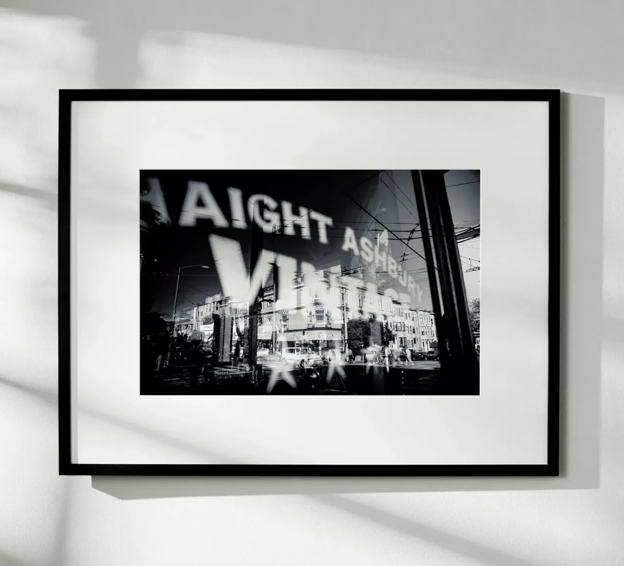 San Francisco poster con telaio in plastica da Flo Klein