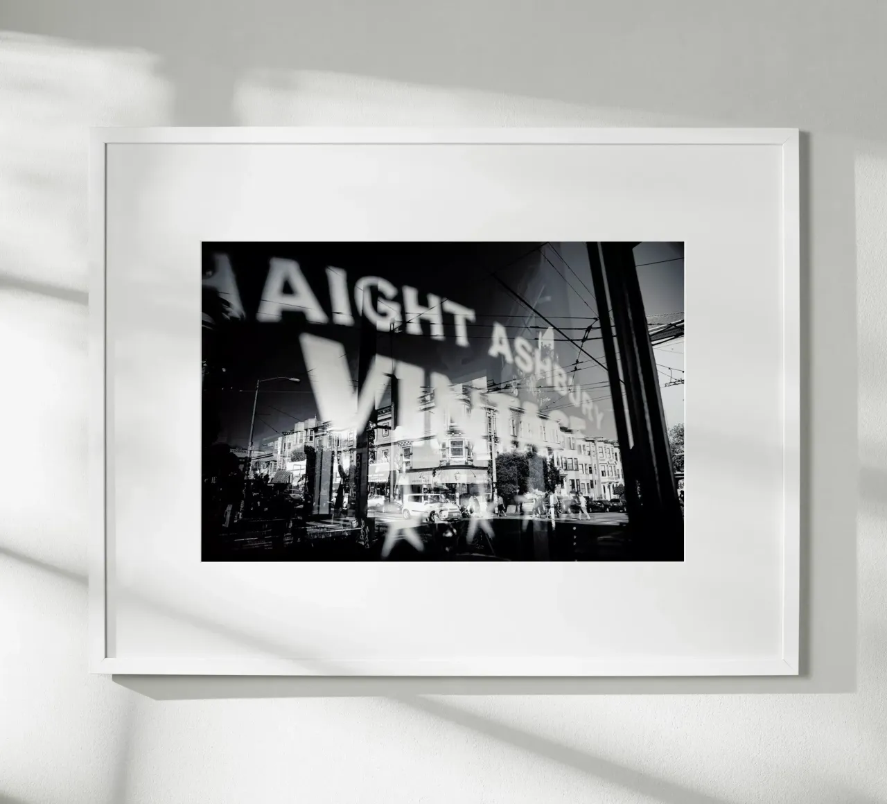 San Francisco poster con telaio in plastica da Flo Klein