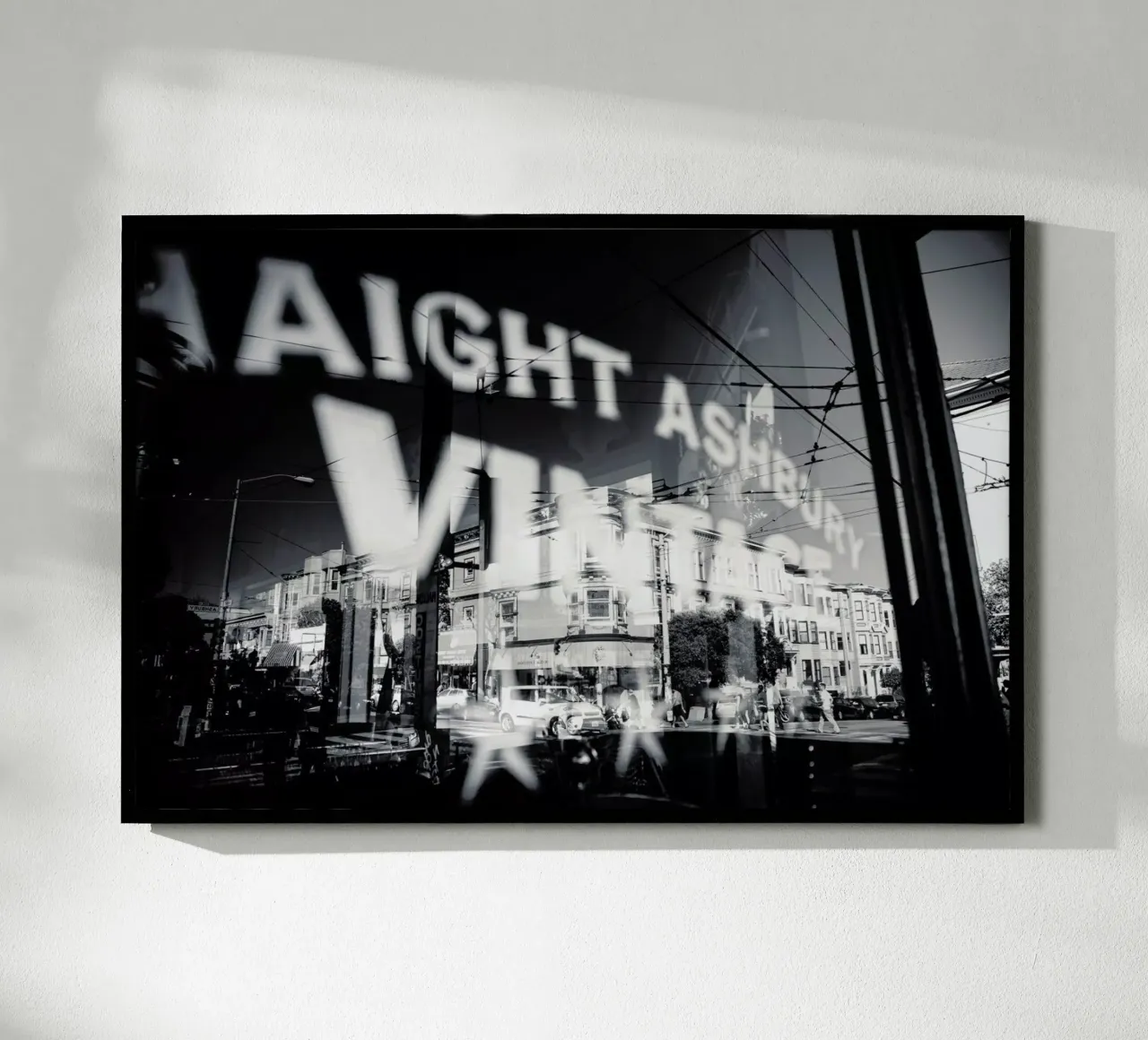 San Francisco poster con telaio in plastica da Flo Klein