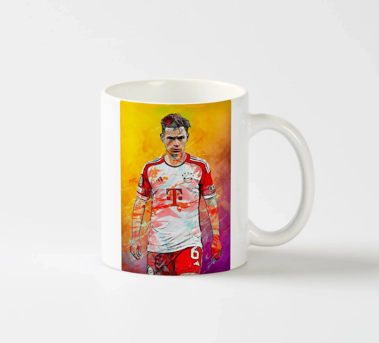 Joshua Kimmich tazza in ceramica da tenten