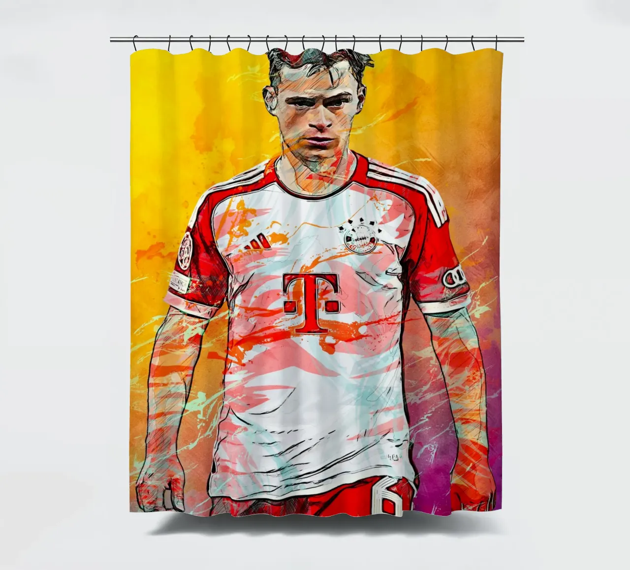 Joshua Kimmich tenda da doccia da tenten