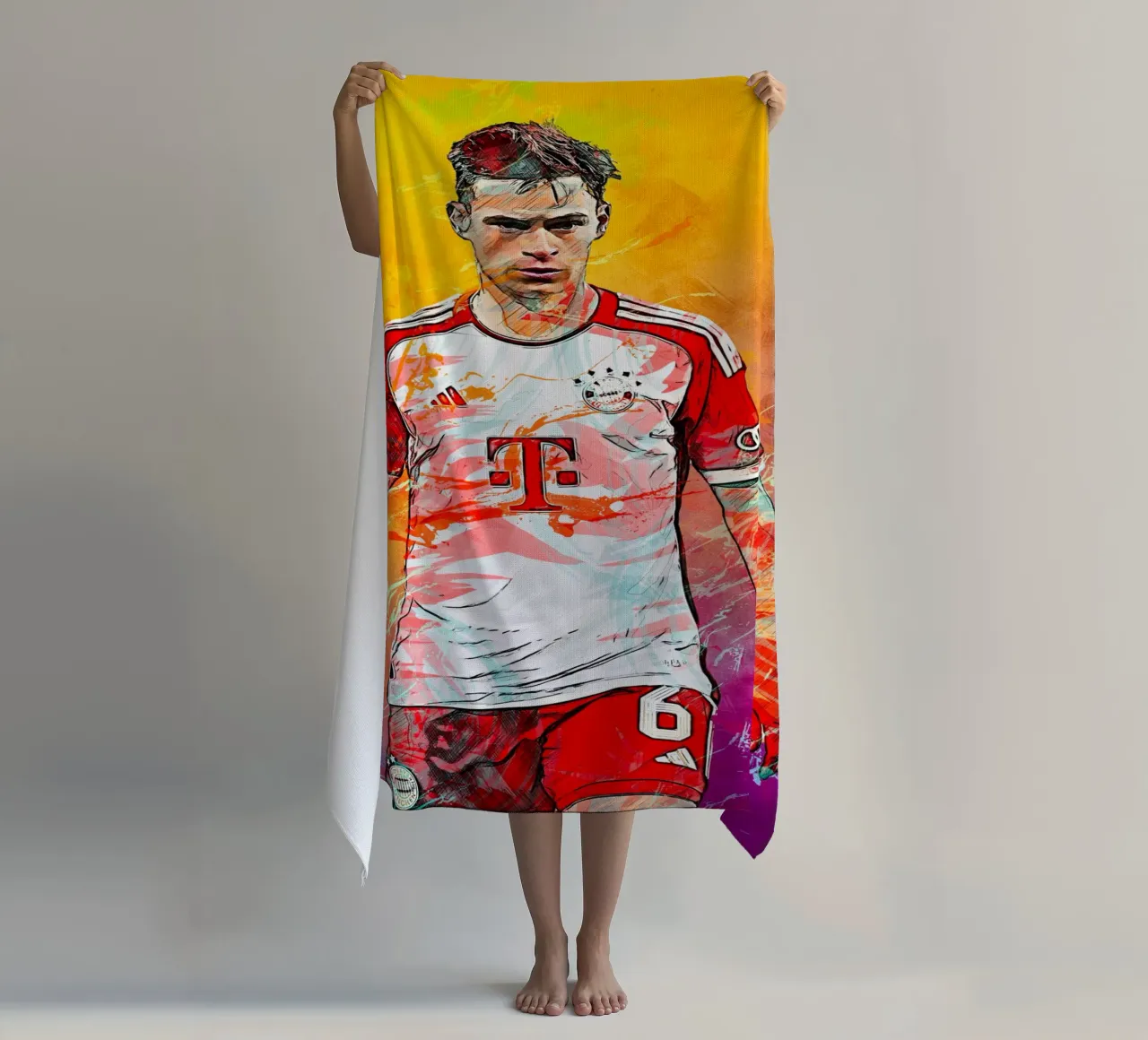 Joshua Kimmich toalla de playa de tenten