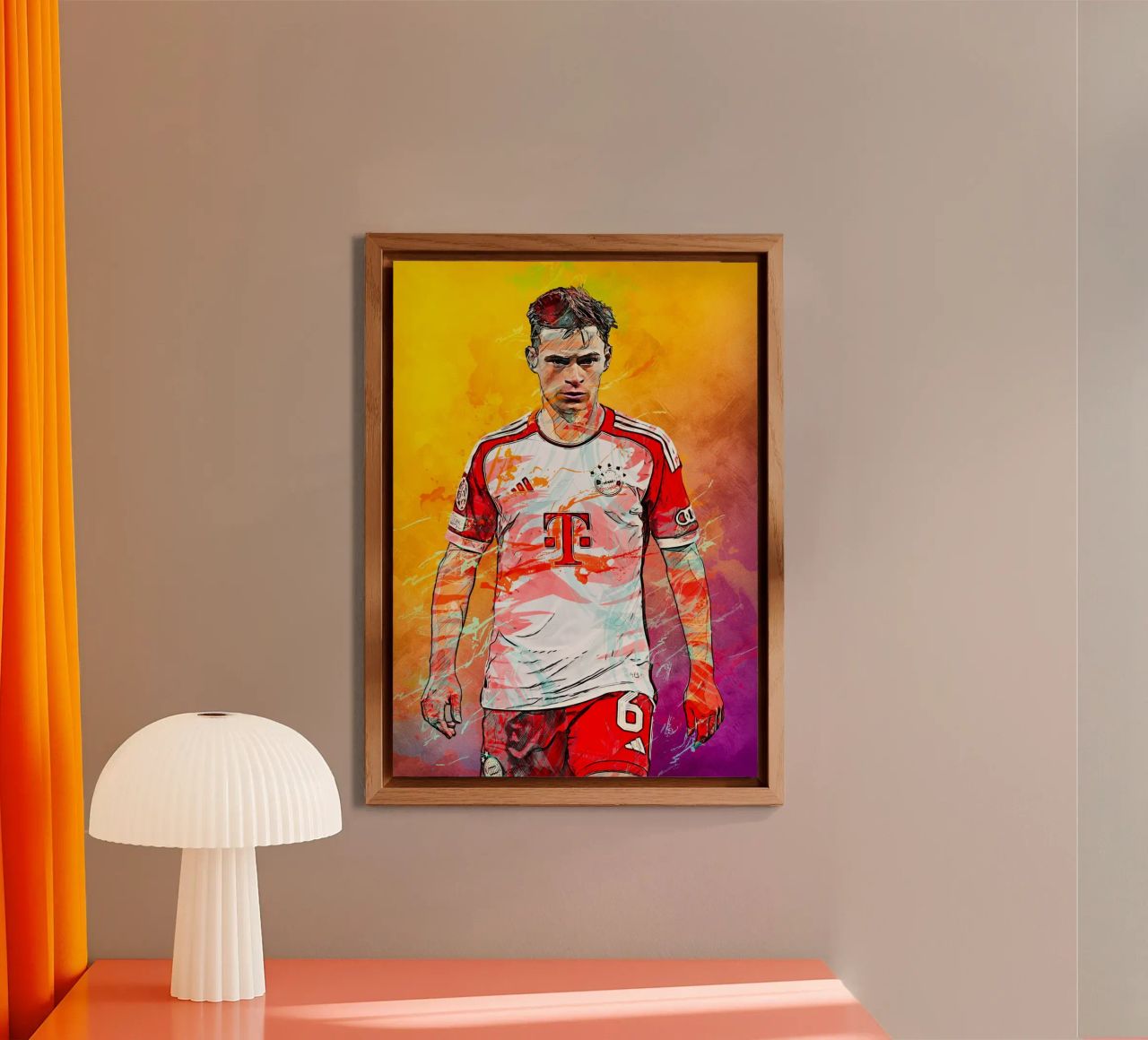 Joshua Kimmich alluminio dibond da tenten