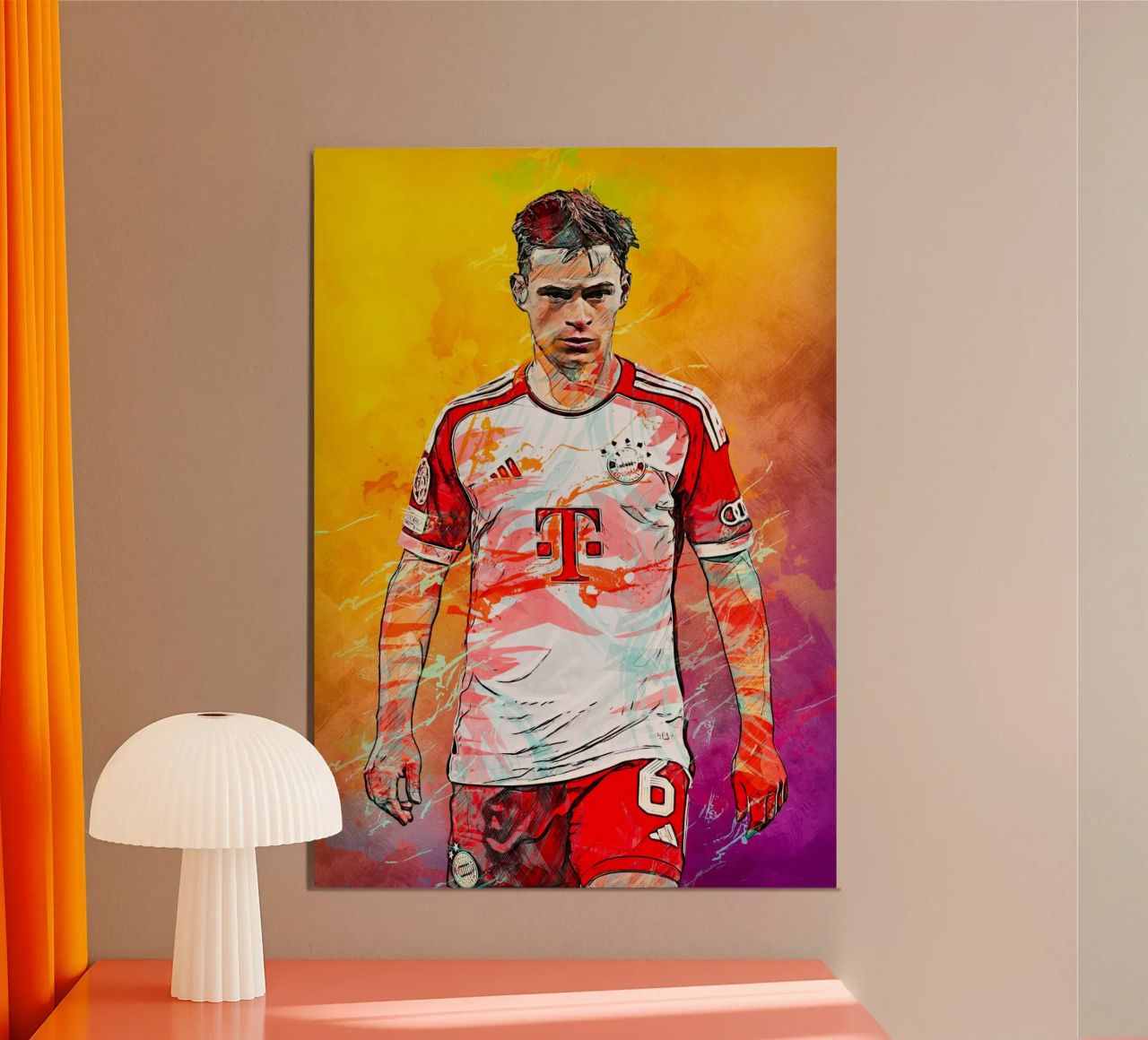 Joshua Kimmich alluminio dibond da tenten