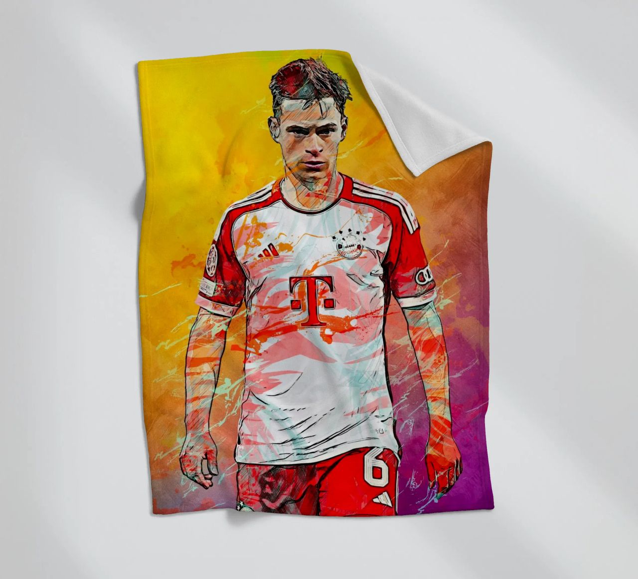 Joshua Kimmich coperta in pile da tenten