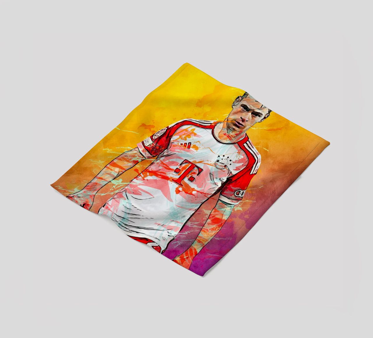 Joshua Kimmich coperta in pile da tenten