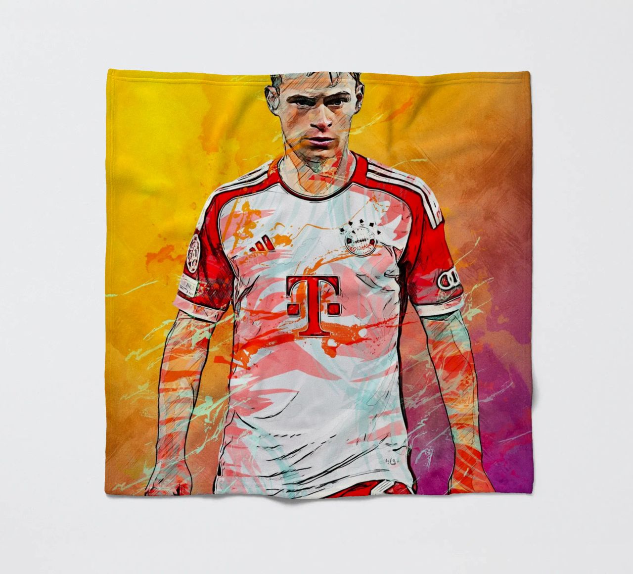 Joshua Kimmich coperta in pile da tenten