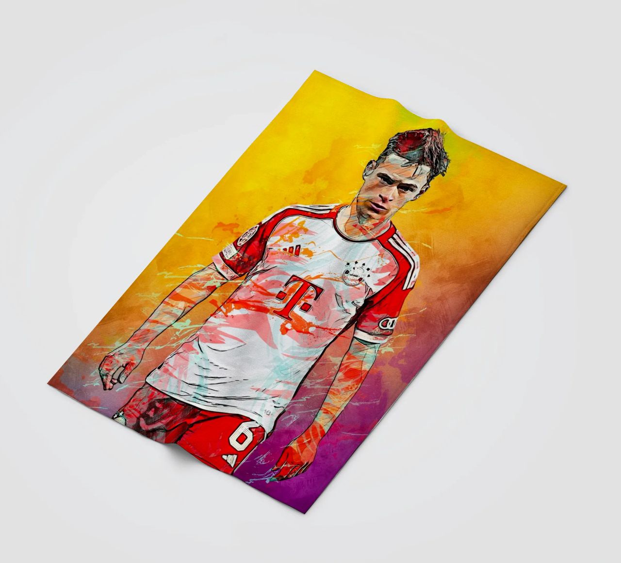 Joshua Kimmich coperta in pile da tenten