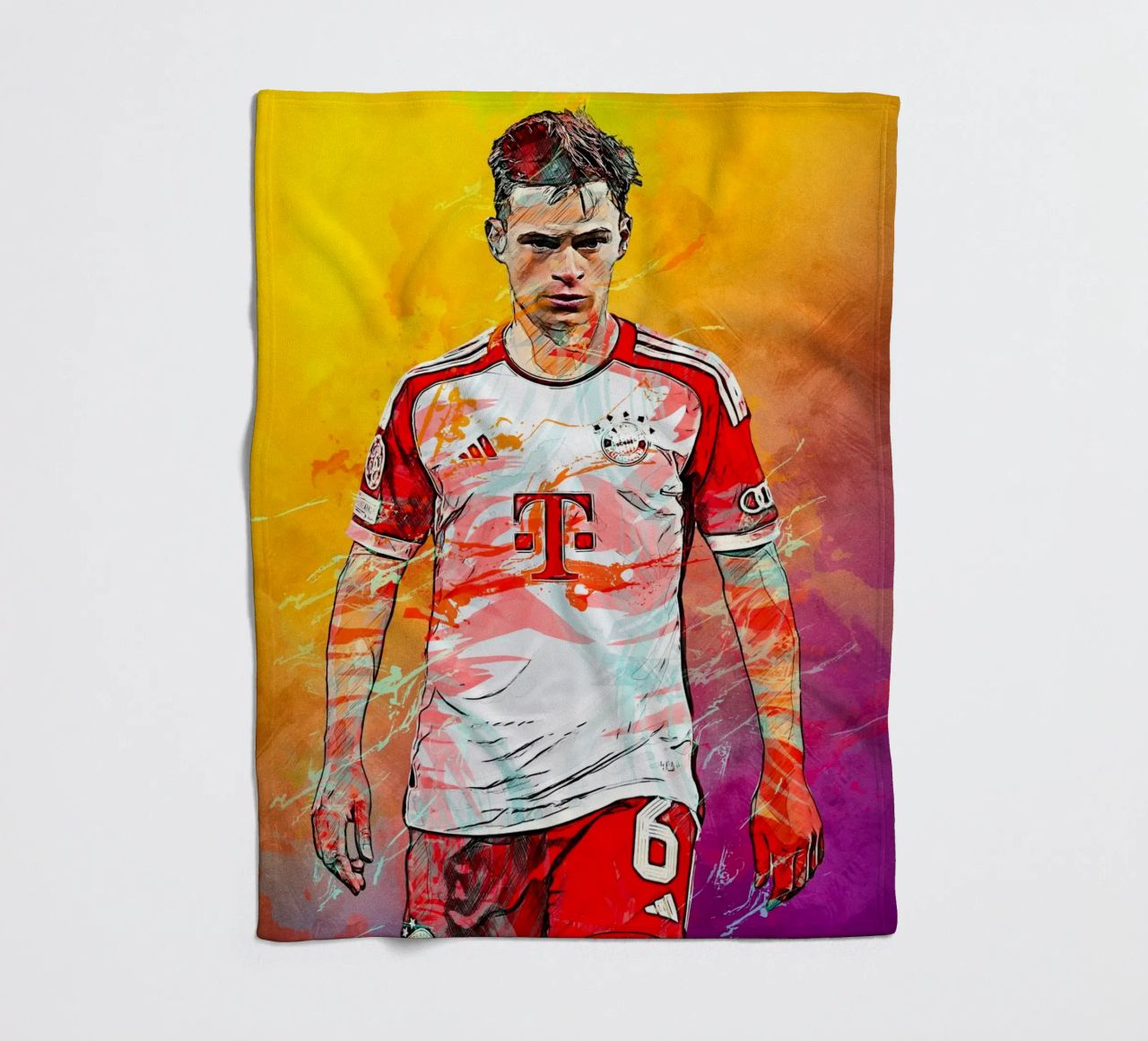 Joshua Kimmich coperta in pile da tenten