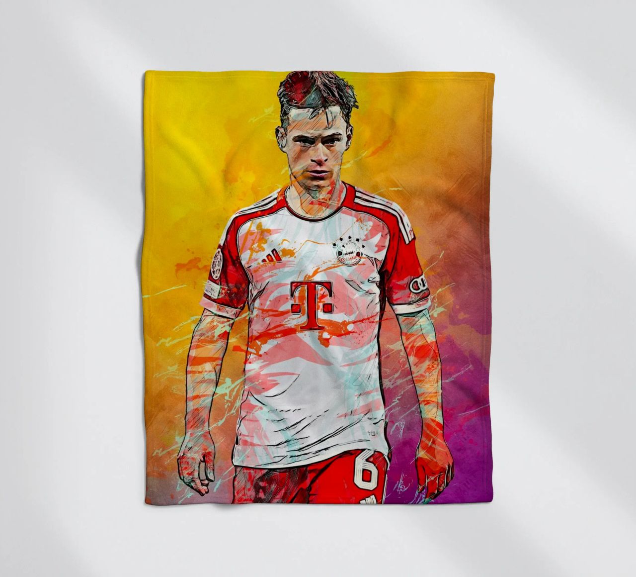 Joshua Kimmich coperta in pile da tenten