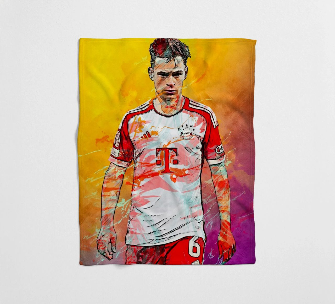 Joshua Kimmich coperta in pile da tenten