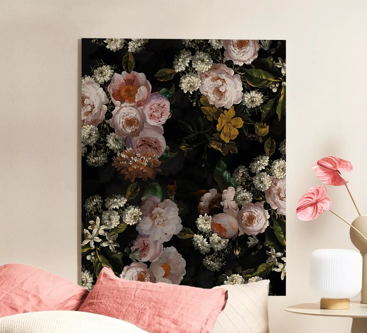 Baroque Mystic Midnight Garden 1 acrylic glass by Flower Garden - Uta Naumann