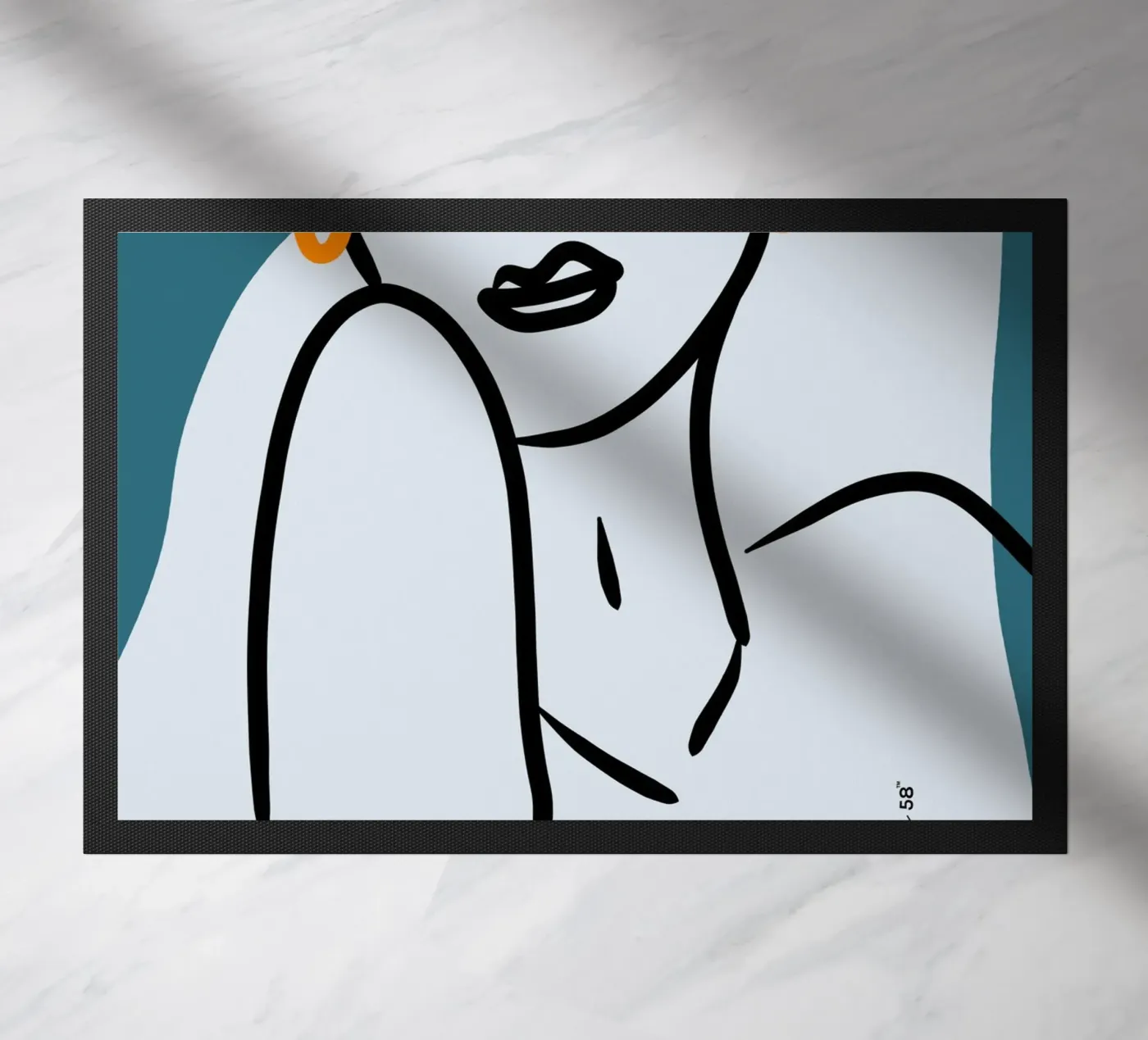 Silver Drift Fußmatte von Mike Leymi