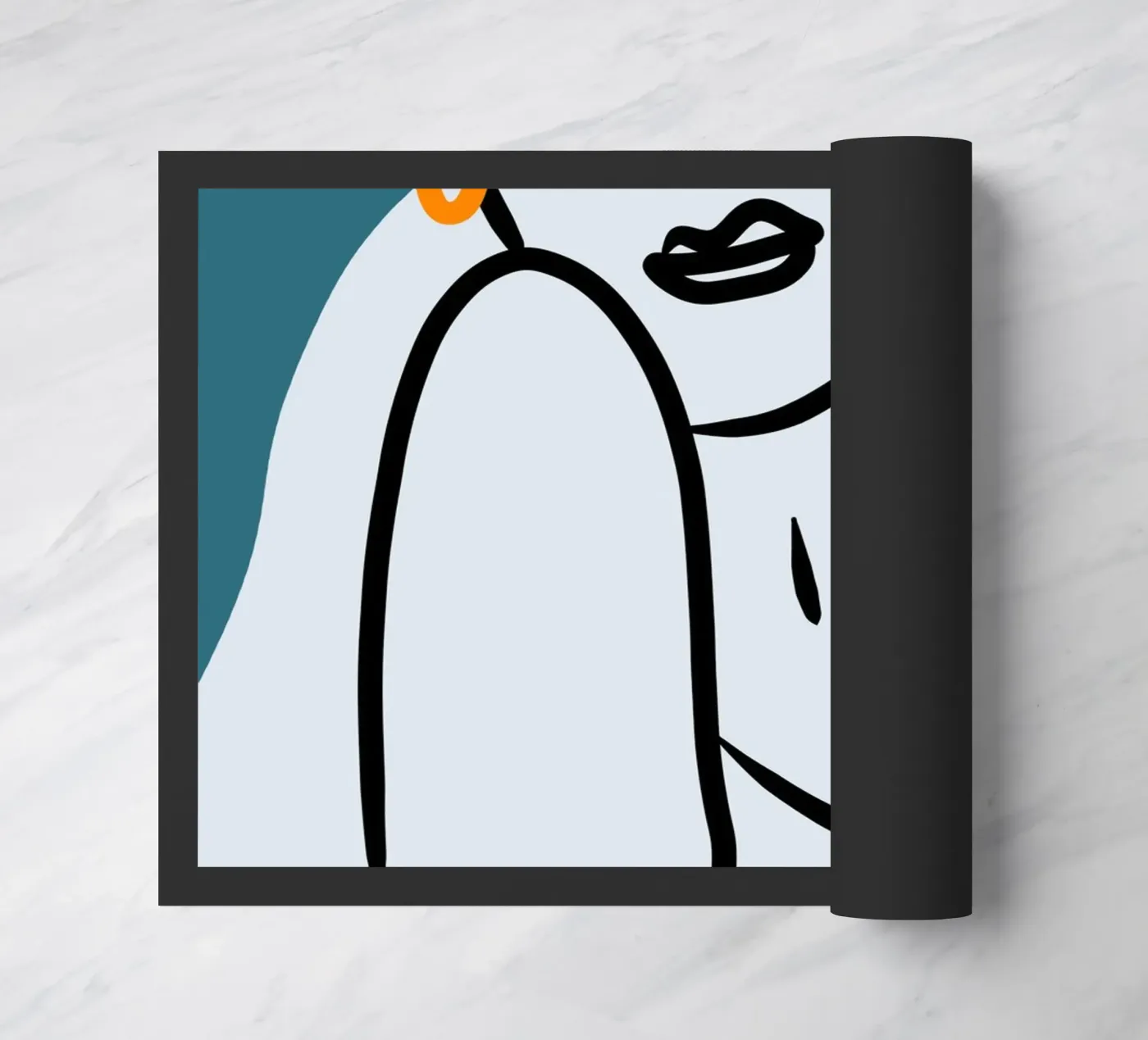 Silver Drift Fußmatte von Mike Leymi