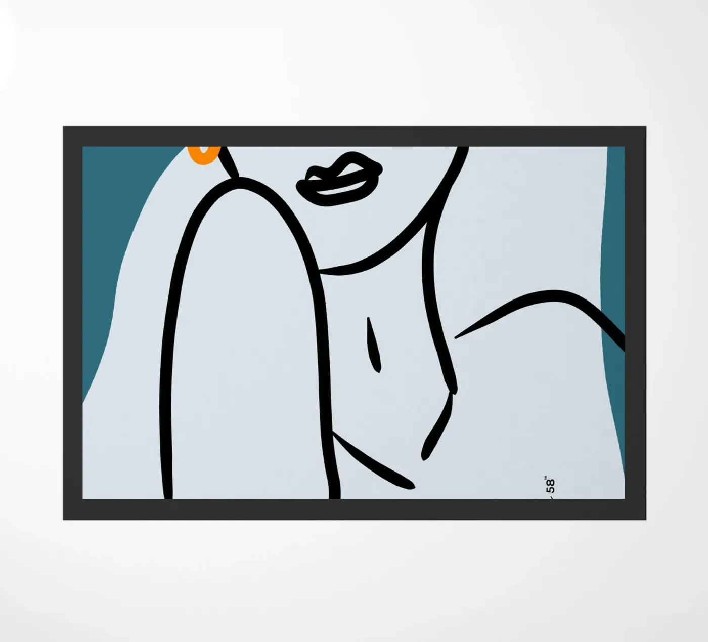 Silver Drift Fußmatte von Mike Leymi