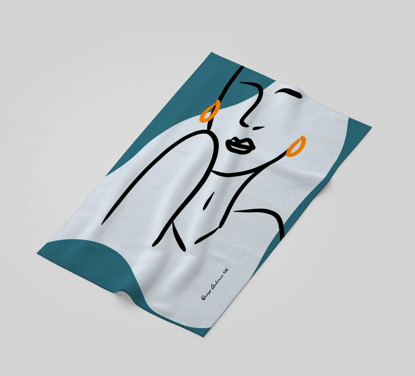 Silver Drift strandhanddoek van Mike Leymi