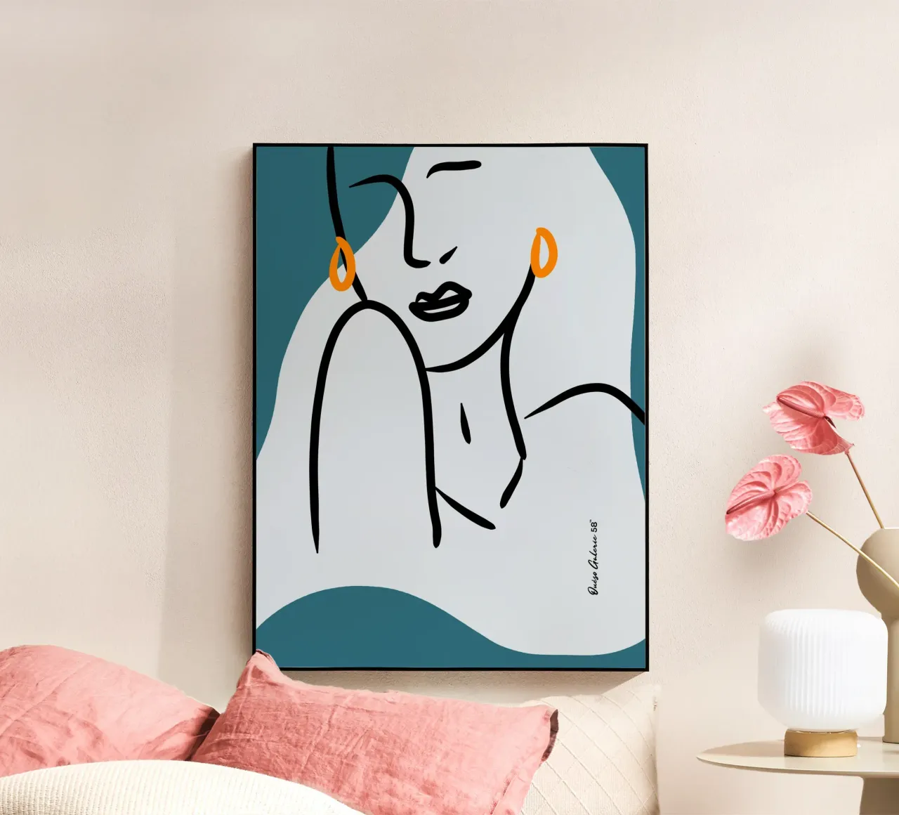 Silver Drift acryl van Mike Leymi