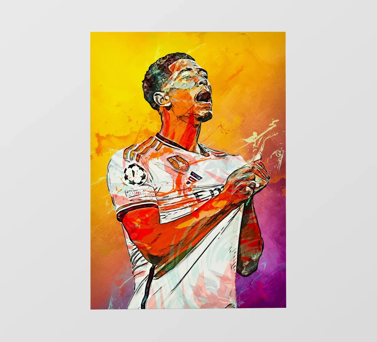 Jude Bellingham Real Madrid 3 pellicola backlit da tenten