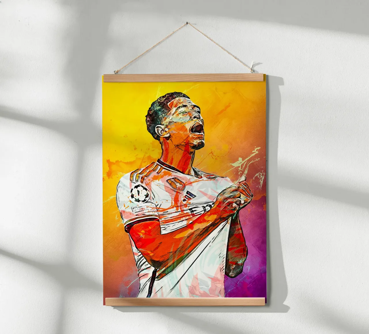 Jude Bellingham Real Madrid 3 carta hahnemühle da tenten
