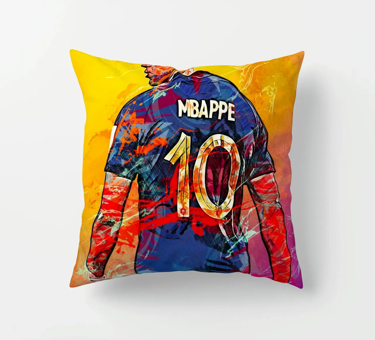 Kylian Mbappé France 1 Kissen von tenten