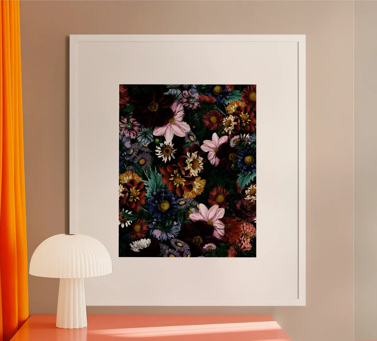 Autunno barocco Giardino mistico di mezzanotte carta hahnemühle da Flower Garden - Uta Naumann