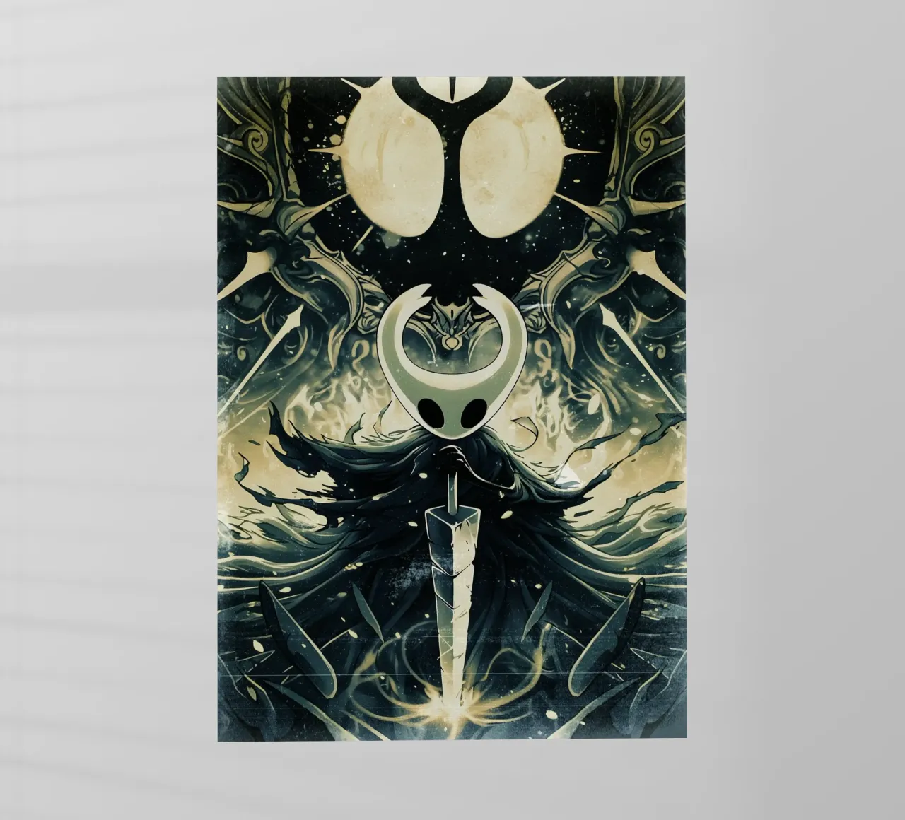 The Knight from Hollow Knight pellicola backlit da CreativeStudio